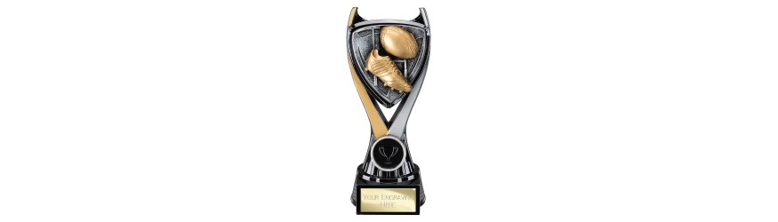 WOLVERINE TOWER RUGBY AWARD - 3 SIZES - 16CM TO 20CM WOLVERINE TOWER RUGBY AWARD - 3 SIZES - 16CM TO 20CM